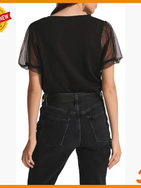 Cotton Slub Novelty Top, Blouse, Button Down Shirt, Women's - Picture 2 of 3